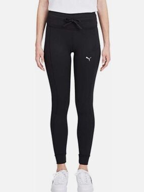 Puma Black High-Waist Performance Leggings with Pockets